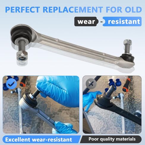 2x Front Sway Bar Link Kit, Compatible with 2014-2016 E250, 2012-2016 E300, 2010-2016 E350, 2015-2016 E400, 2010-2016 E550, 2014-2016 E63 AMG S & 2015-2017 CLS400, 2012-2018 CLS550, 14-18 CLS63 AMG S in Kuwait