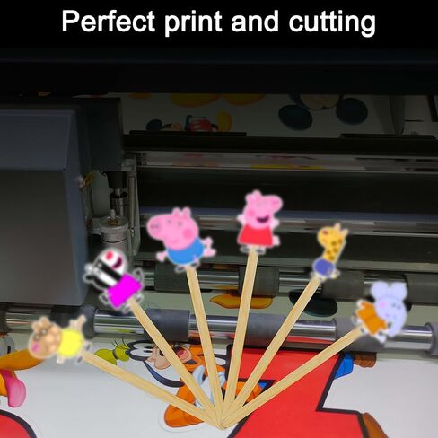 Pepa Pig Cupcake Topper Decorations – Cartoon-Themed Party Cake Picks Featuring Pepa, Family & Friends – Fun Supplies for Birthdays, Celebrations & Collectors in Kuwait