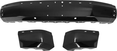 شريط الوجه الأمامي من ALMULOO متوافق مع 2003-2014 Chevy Express/GMC Savana 1500، 2003-2025 شيفروليه Express/GMC Savana 2500 3500 واط/لوحة الترخيص استبدال الضوء لـ GM1002425 22872781 أسود 3 قطع in Kuwait