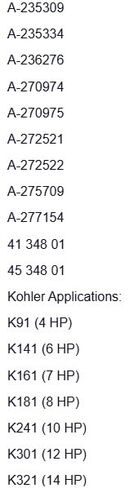 Replacement for Kohler 7mm Yellow Spark Plug Wire for K91 K141 K161 K181 K241 K301 K321 238057S OEM in Saudi Arabia