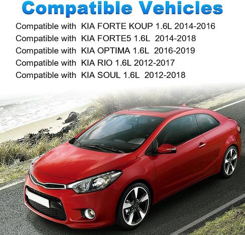 مجموعة سلسلة توقيت المحرك WATERWICH متوافقة مع Kia Forte Koup Fortes Optima Rio Soul 1.6L 2014-2016 لاستبدال 244312B620 244312B610 244102B600 in Kuwait