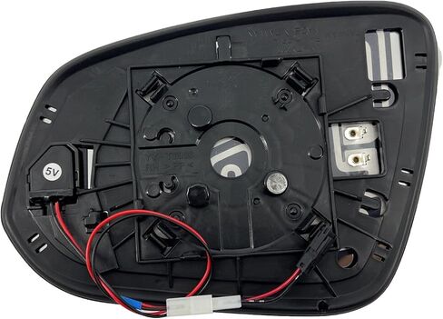 مجموعة مرآة جانبية للركاب لعام 2019 2020 2021 2022 2023 Toyota Rav4 قطع غيار السيارات الخارجية استبدال الزجاج مرايا الباب الأيمن حامل لوحة دعم بلاستيكي كشف البقع العمياء الساخنة in Kuwait