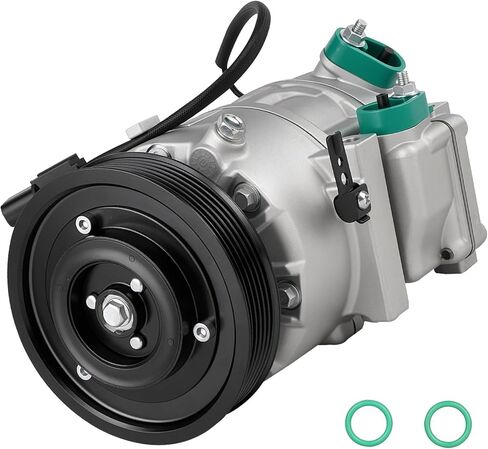 AC Compressor with Clutch Fit for 2011-2013 Kia Sorento 3.5L, 2013-2018 Hyundai Santa Fe 3.3L, 2013-2019 Hyundai Santa Fe XL 3.3L, 2014-2015 Kia Sorento 3.3, CO 11349C, Air Condition automotive in Kuwait