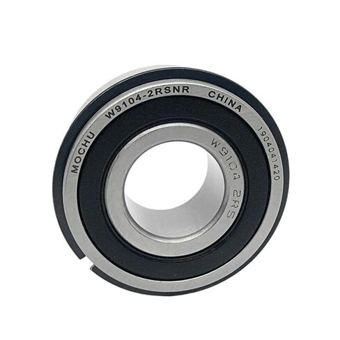 W9104-2RSNR W9104-2RS 19.05X42X17.462 Single Row Deep Groove Ball Bearing with Groove and Snap Ring in Saudi Arabia
