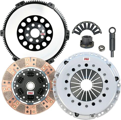 مجموعة القابض ClutchMaxPRO Performance Stage 3 وعجلة الموازنة Chromoly متوافقة مع 1999 2000 BMW 328i 528i Z3 M52 E46 E39 E36 2000 328Ci E46 2.8L (CP03041DFLSF-ST3) in Kuwait