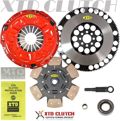 قابض السباق XTD المرحلة 3 + طقم دولاب الموازنة خفيف الوزن متوافق مع NISSAN 300ZX 1990-1996 TURBO 3.0L in Kuwait