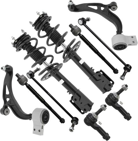 SCITOO Front Struts Control Arms Sway Bars Tie Rods Compatible for 2011-2013 For Ford Explorer 3.5L AWD suspension strut and coil spring Replacement 272620 272621 K622215 Complete Shock Strut in Saudi Arabia