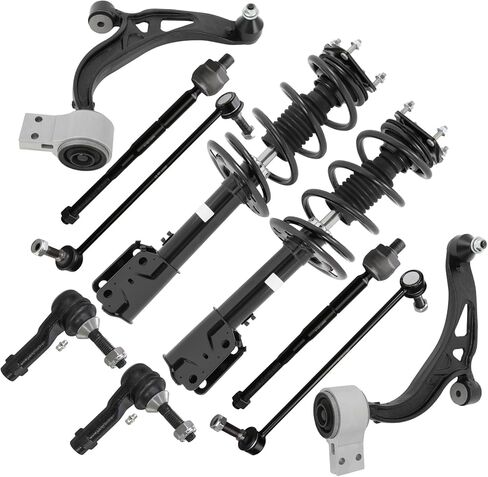 SCITOO Front Struts Control Arms Sway Bars Tie Rods Compatible for 2011-2013 For Ford Explorer 3.5L AWD suspension strut and coil spring Replacement 272620 272621 K622215 Complete Shock Strut in Saudi Arabia