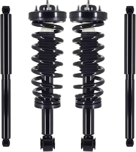 PM Auto Set of 4 Front Quick Strut-Coil Spring-Rear Shock For 2004-2008 Ford F-150 RWD in Kuwait