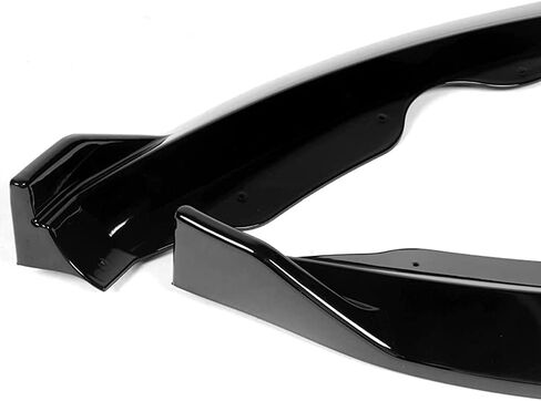 PU/569/PBK Painted Black Front Bumper Body Kit Lip 3PCS Compaitble with 2013-2016 Fusion/Mondeo in Saudi Arabia
