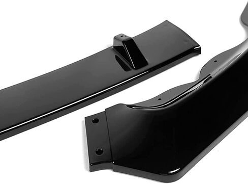 PU/569/PBK Painted Black Front Bumper Body Kit Lip 3PCS Compaitble with 2013-2016 Fusion/Mondeo in Saudi Arabia