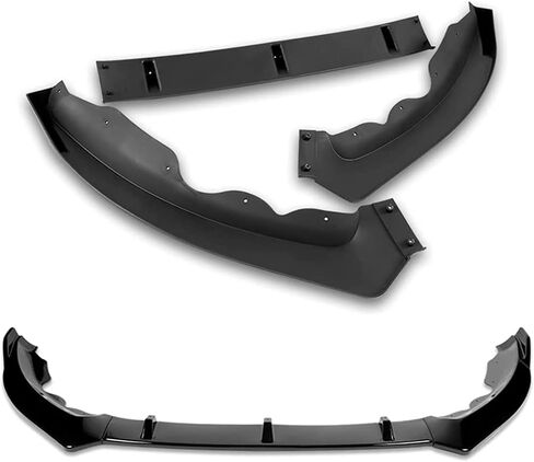PU/569/PBK Painted Black Front Bumper Body Kit Lip 3PCS Compaitble with 2013-2016 Fusion/Mondeo in Saudi Arabia
