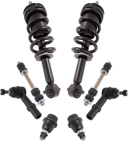 8pc Steering & Suspension Kit Complete Strut Assemblies Ball Joints Tie Rods for Yukon XL 1500 07-14 in Kuwait