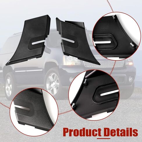 Windshield Wiper Cowl End for Chevy Chevrolet Suburban Tahoe Avalanche GMC Yukon Cadillac Escalade 2007-2014, Replaces 25820729 25820730 in Saudi Arabia
