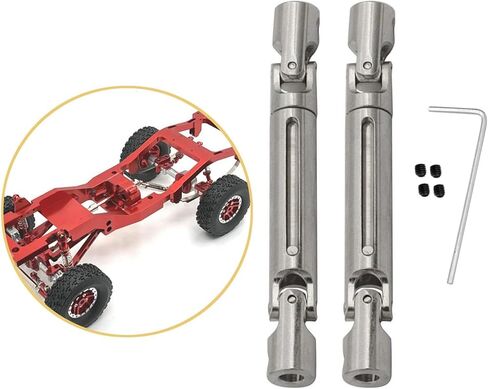 Replacement Drive Shafts for MN82 MN78 LC79 1/12 Scale RC Cars, Silver in Saudi Arabia