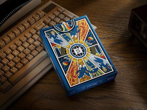 theory11 Fantastic Four Playing Cards Official Marvel Studios Collector's Deck | Retro Comic Art Design | Custom Court Card Artwork | Loved by Marvel Fans in Kuwait