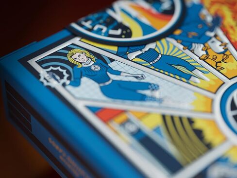 theory11 Fantastic Four Playing Cards Official Marvel Studios Collector's Deck | Retro Comic Art Design | Custom Court Card Artwork | Loved by Marvel Fans in Kuwait