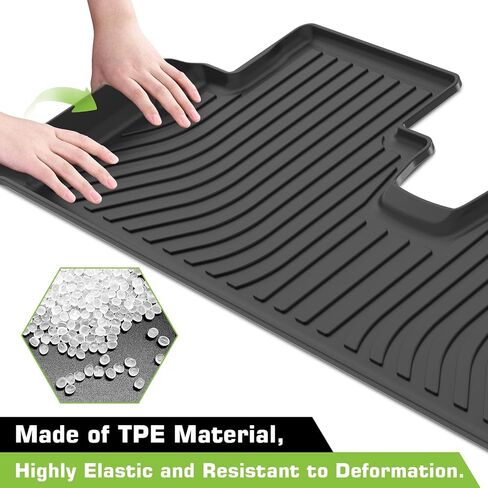 Floor Mats for Honda Civic Sedan 2001-2005, Heavy Duty TPE Waterproof Non-Slip All Weather Protection Custom in Saudi Arabia