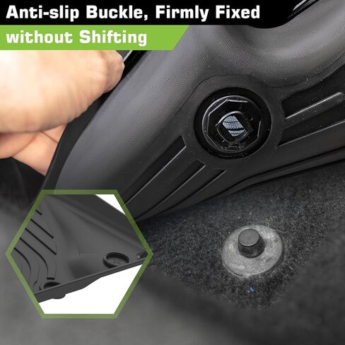 Floor Mats for Honda Civic Sedan 2001-2005, Heavy Duty TPE Waterproof Non-Slip All Weather Protection Custom in Saudi Arabia