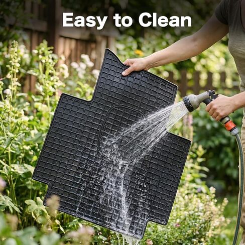 Floor Mats for Volvo VNL 2004-2018 – All Weather Waterproof Truck Rubber Floor Liners, Anti-Slip Interior Protection, Easy to Clean Semi Truck Mats 3PCS in Saudi Arabia