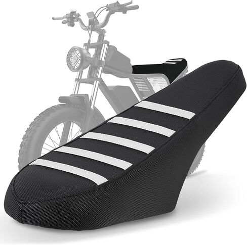 Electric Bike Seat Cover PVC E-Bike Seat Cover for Ridstar Q20 Ebike-Black in Saudi Arabia