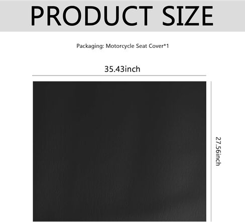 Cuttable Leather Motorcycle Seat Cover,DIY Breathable Scooter Seat Cover for Protecting Motorcycles Seats,Waterproof & Elastic Ebike Seats Covers Motorcycle Accessories in Kuwait