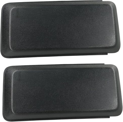2PCS FO1046112 FO1047112 JL3Z17E810AB JL3Z17E810AA Front Bumper Guards Pads Cover Insert Caps Compatible with 2018-2020 Ford F150 Pickup Truck Left Driver Right Passenger Side Matte Black in Saudi Arabia