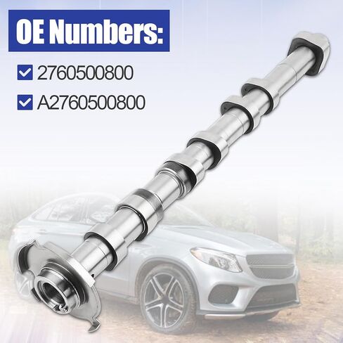 2760500800 Right Side Intake Camshaft Fits for Mercedes C400 C43 AMG E400 E43 GLS450 GLC43 GLE450 AMG 3.0 V6/2.0 L4, Replace A2760500800 in Kuwait