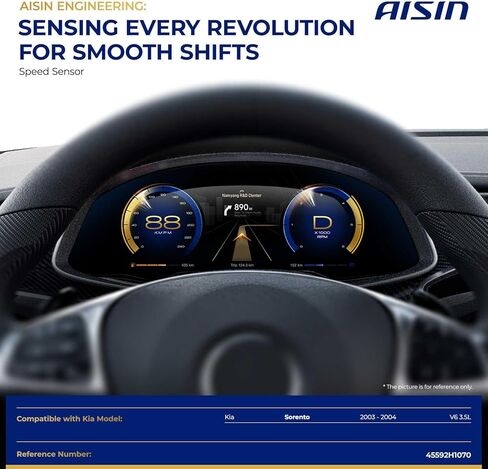 مستشعر سرعة ناقل الحركة AISIN AFTERMARKET ASWKA-00105 - متوافق مع Kia Sorento 2003-2004 - مع ناقل حركة أوتوماتيكي in Kuwait