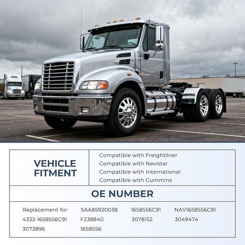 4 Wires Speed Sensor Compatible with Freightliner Navistar International Cummins Replacement for SAA85920038 F238840 1658556C91 3078152 in Kuwait
