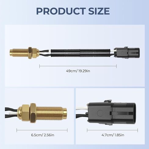 4 Wires Speed Sensor Compatible with Freightliner Navistar International Cummins Replacement for SAA85920038 F238840 1658556C91 3078152 in Kuwait