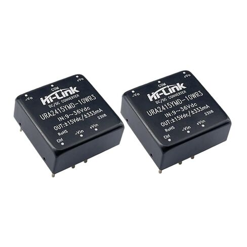 URA2415YMD-10WR3 10W 24V إلى 15V 333mA DC DC محول وحدة إمداد الطاقة بكفاءة عالية in Saudi Arabia