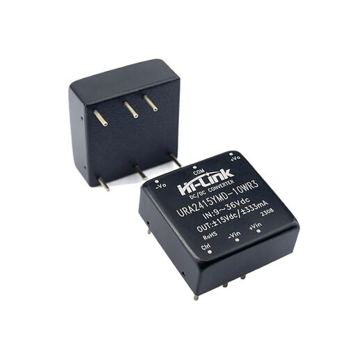 URA2415YMD-10WR3 10W 24V إلى 15V 333mA DC DC محول وحدة إمداد الطاقة بكفاءة عالية in Kuwait