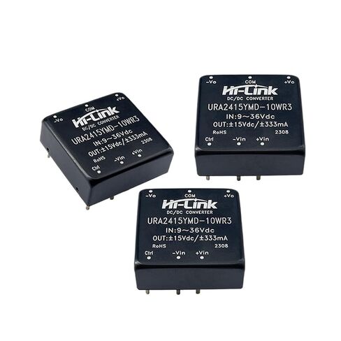 URA2415YMD-10WR3 10W 24V إلى 15V 333mA DC DC محول وحدة إمداد الطاقة بكفاءة عالية in Saudi Arabia