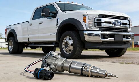 New G2.8 Diesel Fuel Injector Fits for 6.0L PowerStroke Ford & Navistar International VT365 VT275 MaxxForce 5 Engines, Replacement for AP60901, OE# 4C3Z9E527BRM 4C3Z9E527AA 1845150C92 in Saudi Arabia