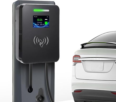 Level 2 J1772 EV Charger Station NEMA 14-50 48AMP 11.5KW Fit Tesla Model S Model 3 Model X Model Y Supercharger Home Wall Electric Vehicle Universal Car Charging All North American EVs in Saudi Arabia