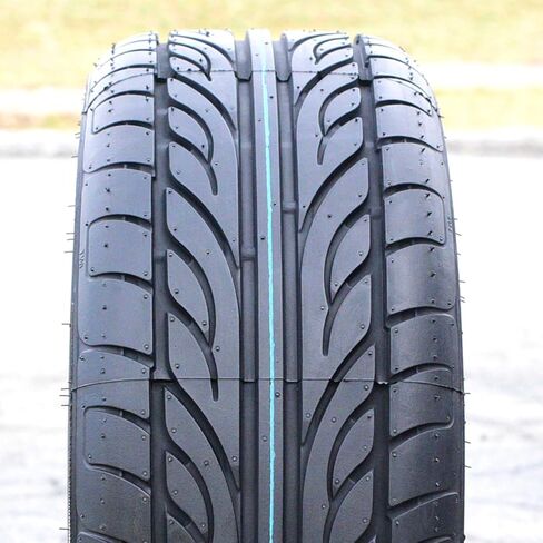مجموعة من 4 (أربعة) إطارات فورسيوم هينا لسيارات الركاب عالية الأداء لجميع المواسم - 215/40R17 215/40ZR17 215/40/17 215/40-17 نطاق تحميل 87 وات XL 4 طبقات BSW جدار جانبي أسود UTQG 400AA in Kuwait