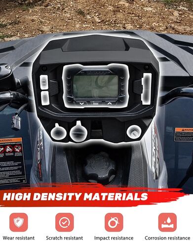 جراب غطاء المصباح الأمامي لملحقات Polaris Sportsman 570 450 2021+، لوحات دعامة حماية للمصباح الأمامي وإطار لوحة القيادة المركزية، استبدال #5457092-498، 5457091-070، قطعتان in Kuwait