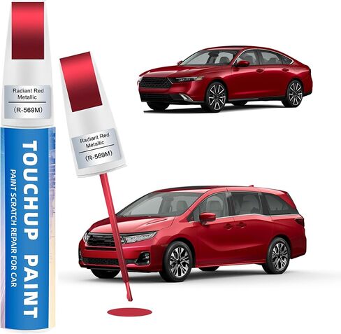 Platinum White Pearl (NH-883P) Touch Up Paint for Honda 2-in-1 Car Scratch Repair Pen for Rock Chips, Door Scratches & Paint Nicks Exact Color Match Quick Dry DIY Fix for Civic Accord CR-V in Saudi Arabia