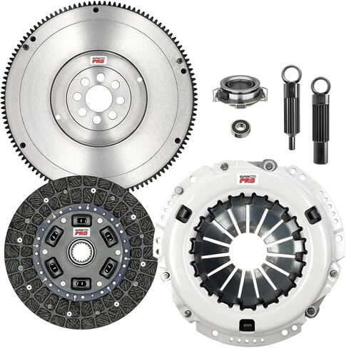 ClutchMaxPRO Performance Stage 2 Clutch Kit with Flywheel Compatible with Toyota 2002-2009 Camry, 2009-2012 Corolla XRS, Martrix 2001-2006 RAV-4; 2002-2008 Solara (CP16082HDFW-ST2) in Kuwait