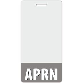 APRN Heavy Duty Vertical Navy Blue (1 Pack) - Spill & Tear Proof Cards - 2 Sided USA Printed Quick Role Identifier ID Tag Backer by BadgeZoo in Kuwait