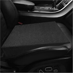 Auto Seat Wedge Leveling Cushion, Breathable Fabric Rear Seat Leveling Mat Support Cushion, Ergonomic Angled Design Backseat Pad Pain Relief Pad for Car Office Outdoor in Saudi Arabia