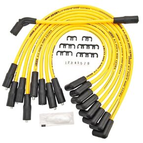 JEGS Yellow Ultra Pow�r Wires | 8.5mm | Made in USA | for 1996-2000 GM Small Block Chevy Vortec Truck 5.7 Liter Engines | 90 Degree Spark Plug Boots | Includes Coil Wire in Saudi Arabia