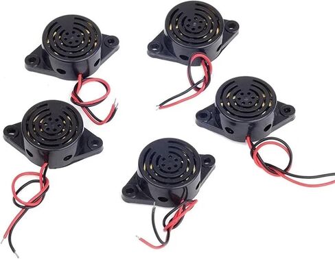 5PCS SFM-27 Buzzer Beep Alarm High-Decibel 3-24V 12V Alarm Continuous Beep 95DB Buzzer in Kuwait