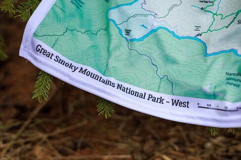 Great Smoky Mountains Map - East – Waterproof, Durable Cloth Map for Hiking and Camping by True North Map Company in Saudi Arabia