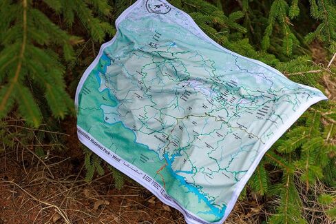 Great Smoky Mountains Map - East – Waterproof, Durable Cloth Map for Hiking and Camping by True North Map Company in Saudi Arabia