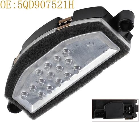 Car Heater Fan Resistor 5Qd907521H Compatible with Vw Golf Passat Tiguan Touran Up Car HVAC Blower Motor Resistor 5Q0907521 in Kuwait