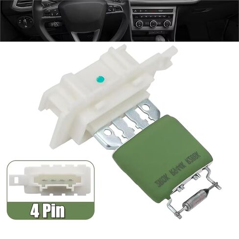 Blower Fan Resistor Heater Resistor Compatible with Vw for Polo 2017-2021 Car Heater Blower Fan Resistor 2Q0959263 in Kuwait