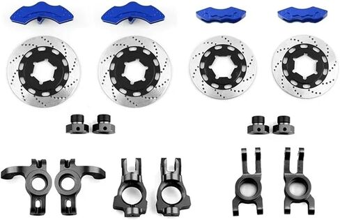 For KM Raytheon C3 E8414 E8415 1/7 1 Set Disc Brake Caliper For Rally Car RC Upgrade Accessories RC Car Toys Parts(Red brown) in Saudi Arabia