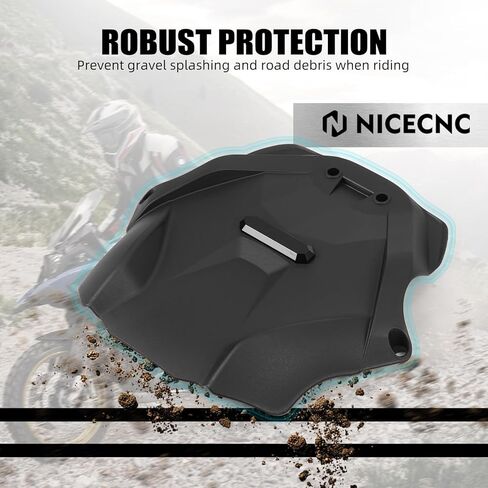 NICECNC حماية غطاء محرك الدراجة النارية الأسود متوافق مع BMW R1250GS 2018 2019 2020 2021 2022 2023، R1200GS 2013 2014 2015 2016 2017 2018 in Kuwait